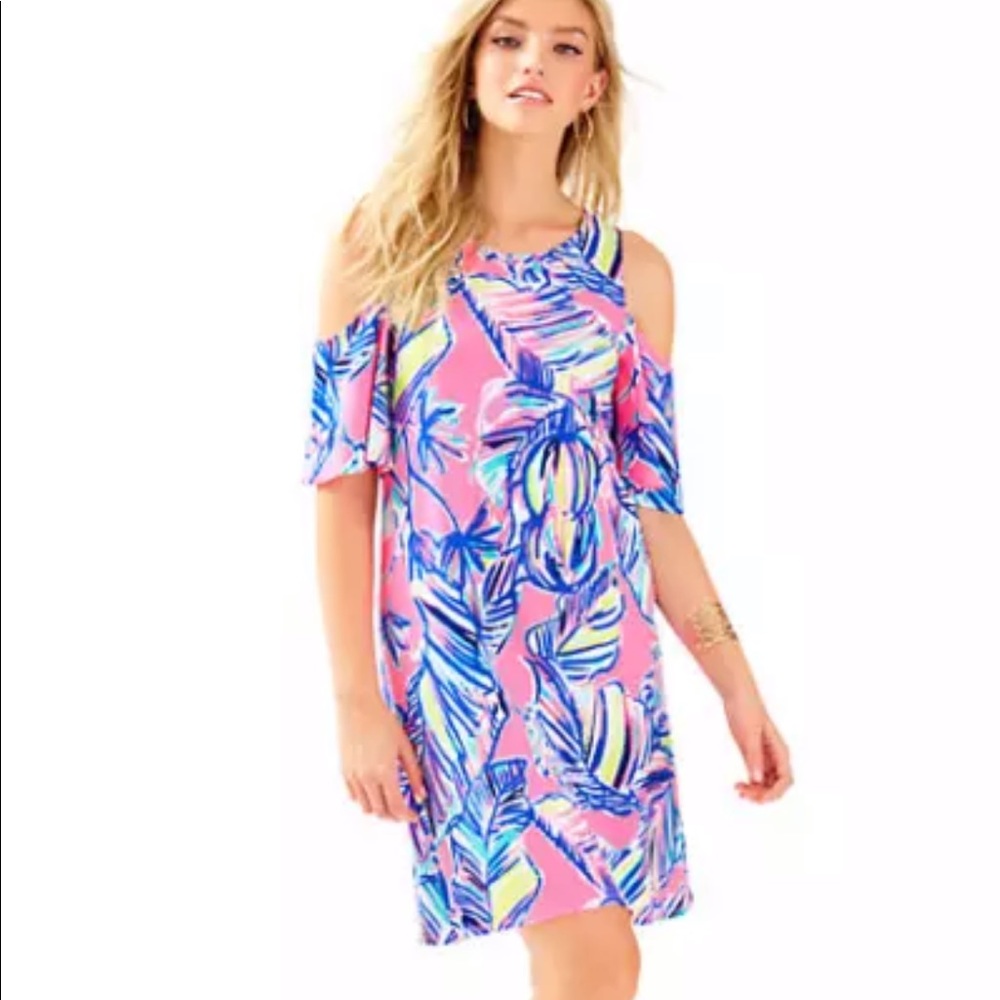 Lilly Pulitzer Somerset Open Shoulder Swing Dress